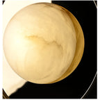 Ainsford Alabaster Wall Light-Moonnatur