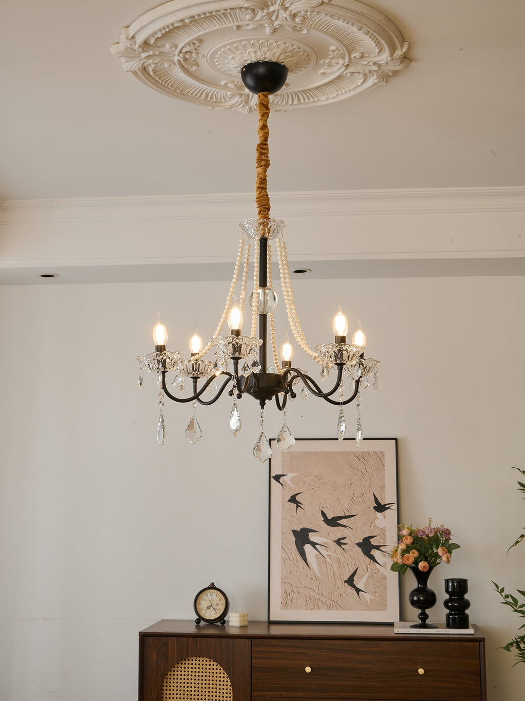Savelle Crystal Chandelier-Moonnatur