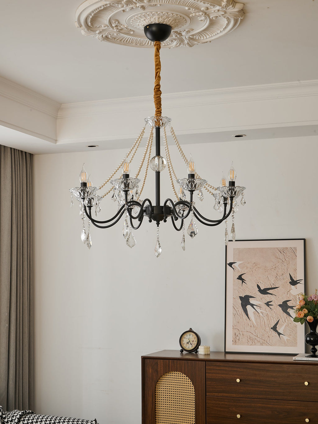 Savelle Crystal Chandelier-Moonnatur