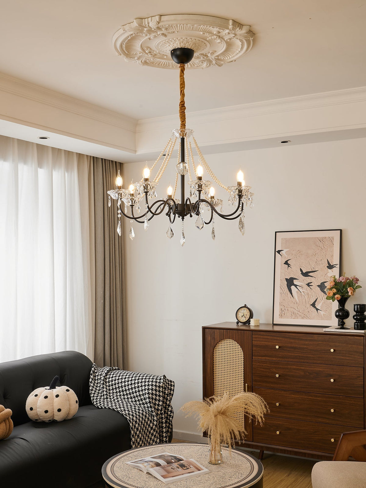 Savelle Crystal Chandelier-Moonnatur