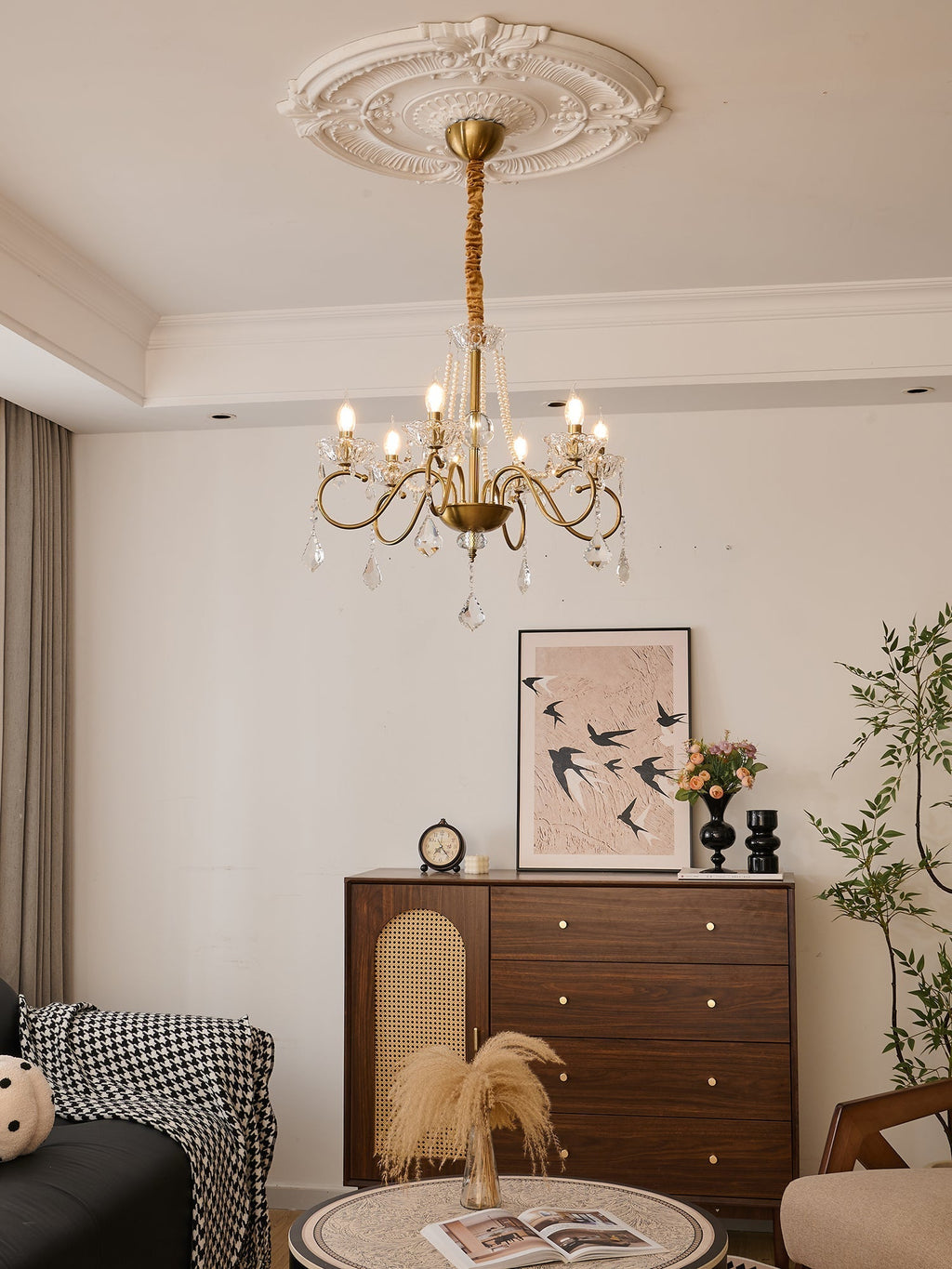 Ralora Crystal Chandelier-Moonnatur