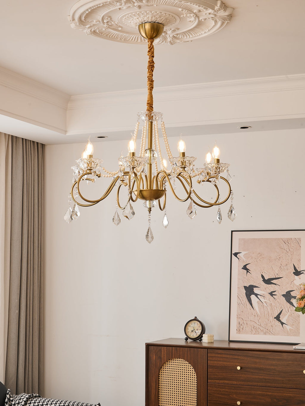 Ralora Crystal Chandelier-Moonnatur