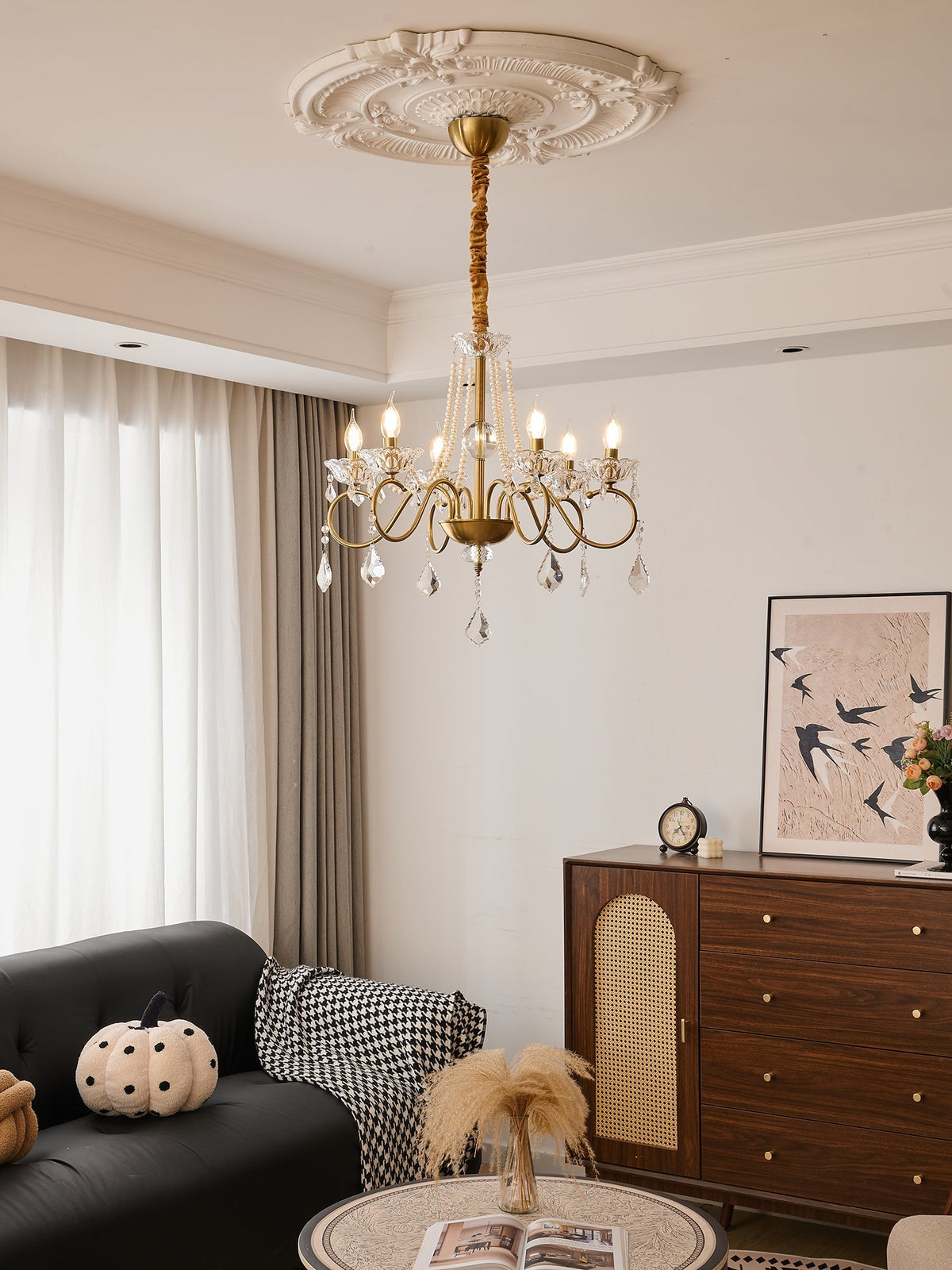 Ralora Crystal Chandelier-Moonnatur