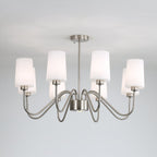 Samora Fabric Chandelier-Moonnatur
