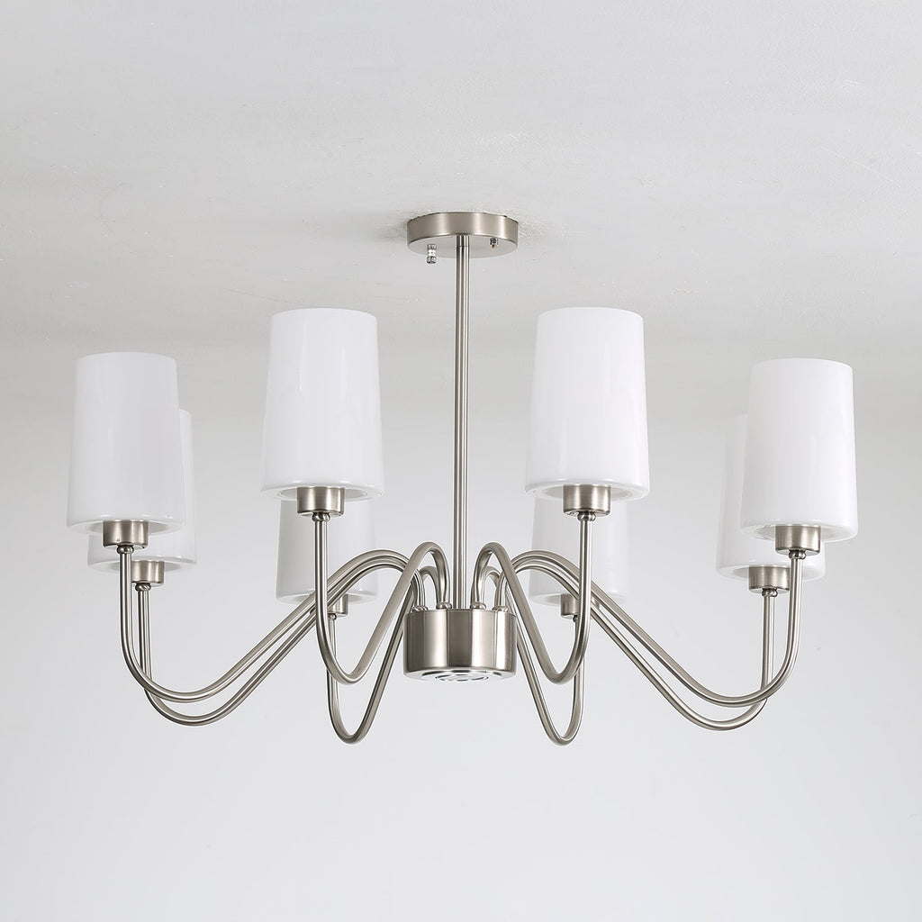 Samora Fabric Chandelier-Moonnatur