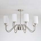 Samora Fabric Chandelier-Moonnatur