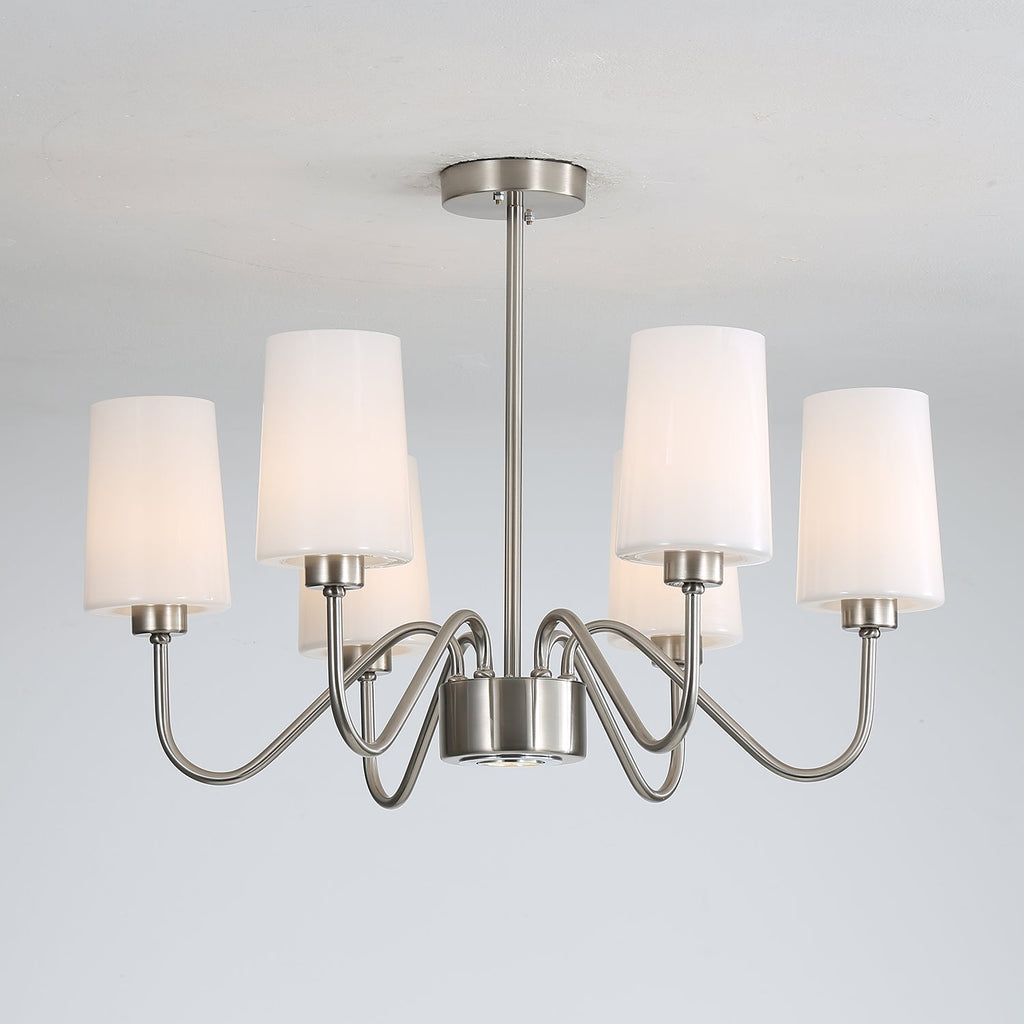 Samora Fabric Chandelier-Moonnatur