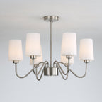 Samora Fabric Chandelier-Moonnatur