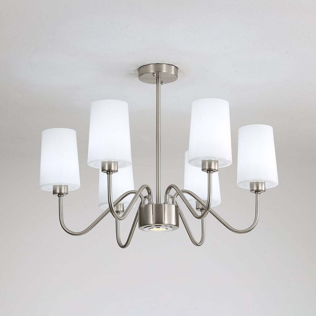 Samora Fabric Chandelier-Moonnatur