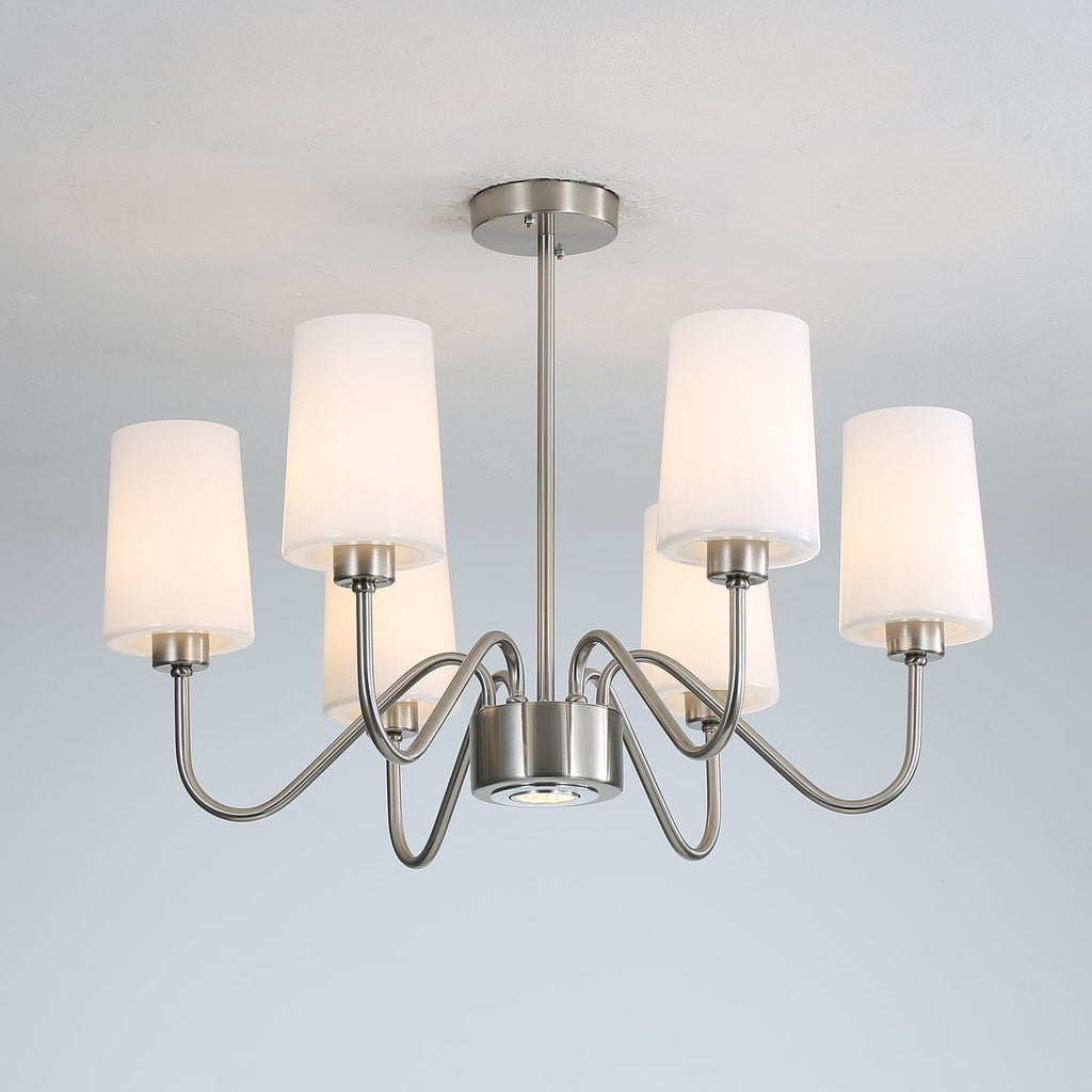 Samora Fabric Chandelier-Moonnatur
