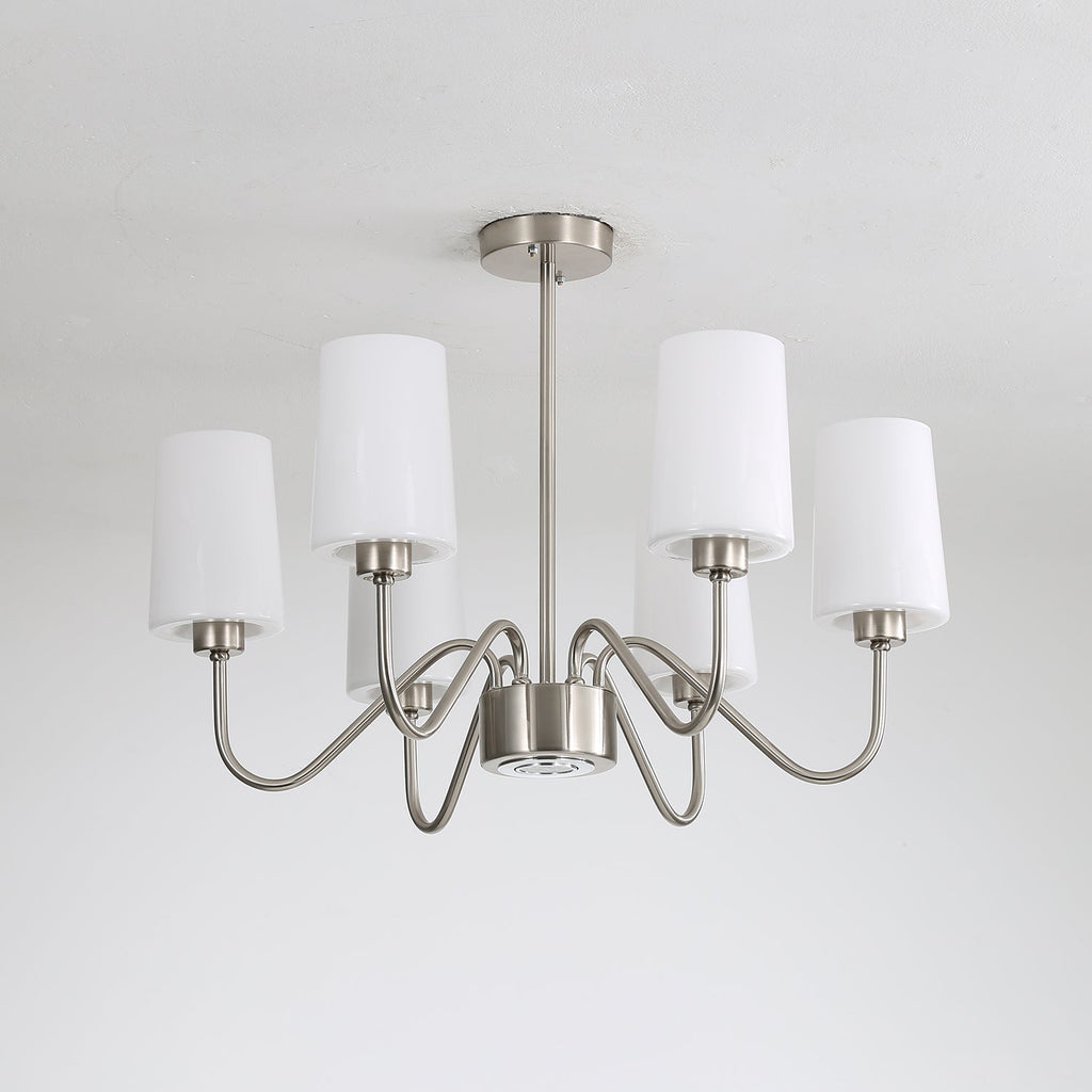 Samora Fabric Chandelier-Moonnatur