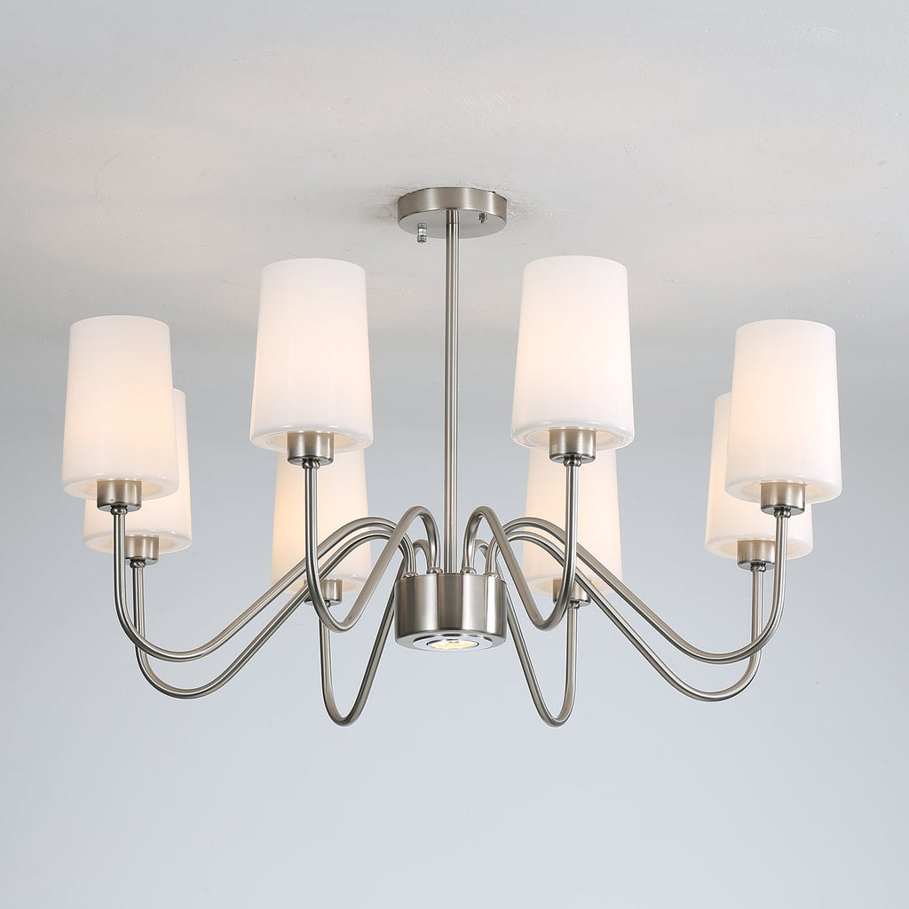 Samora Fabric Chandelier-Moonnatur