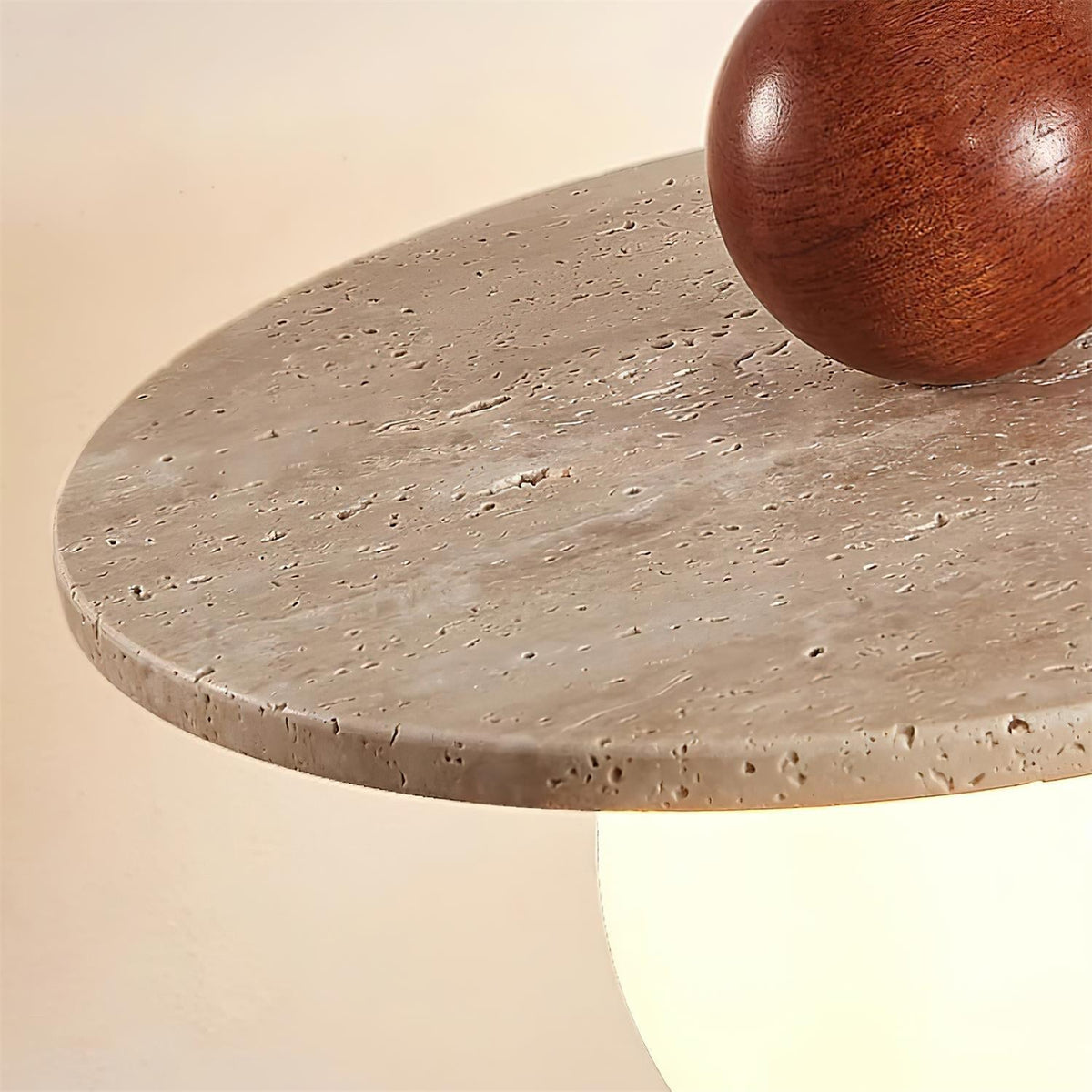 Darnelora Travertine Pendant Light-Moonnatur