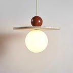 Darnelora Travertine Pendant Light-Moonnatur