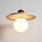 Darnelora Travertine Pendant Light-Moonnatur