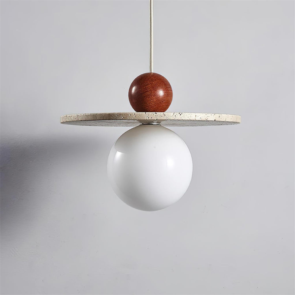 Darnelora Travertine Pendant Light-Moonnatur