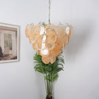 Verdenune Glass Chandelier-Moonnatur