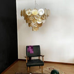 Verdenune Glass Chandelier-Moonnatur