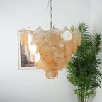 Verdenune Glass Chandelier-Moonnatur