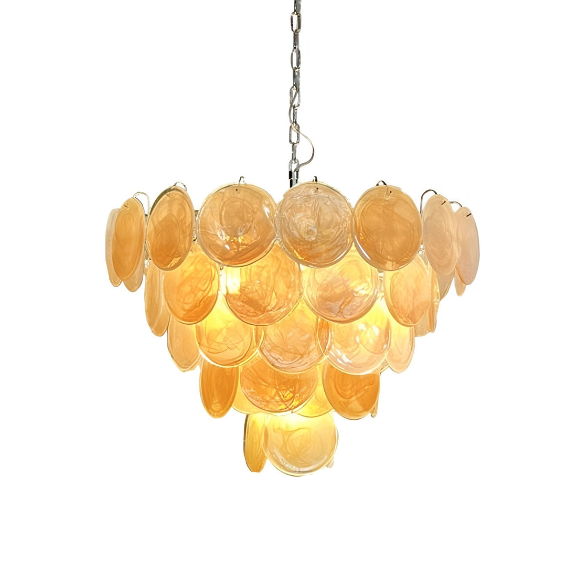 Verdenune Glass Chandelier-Moonnatur