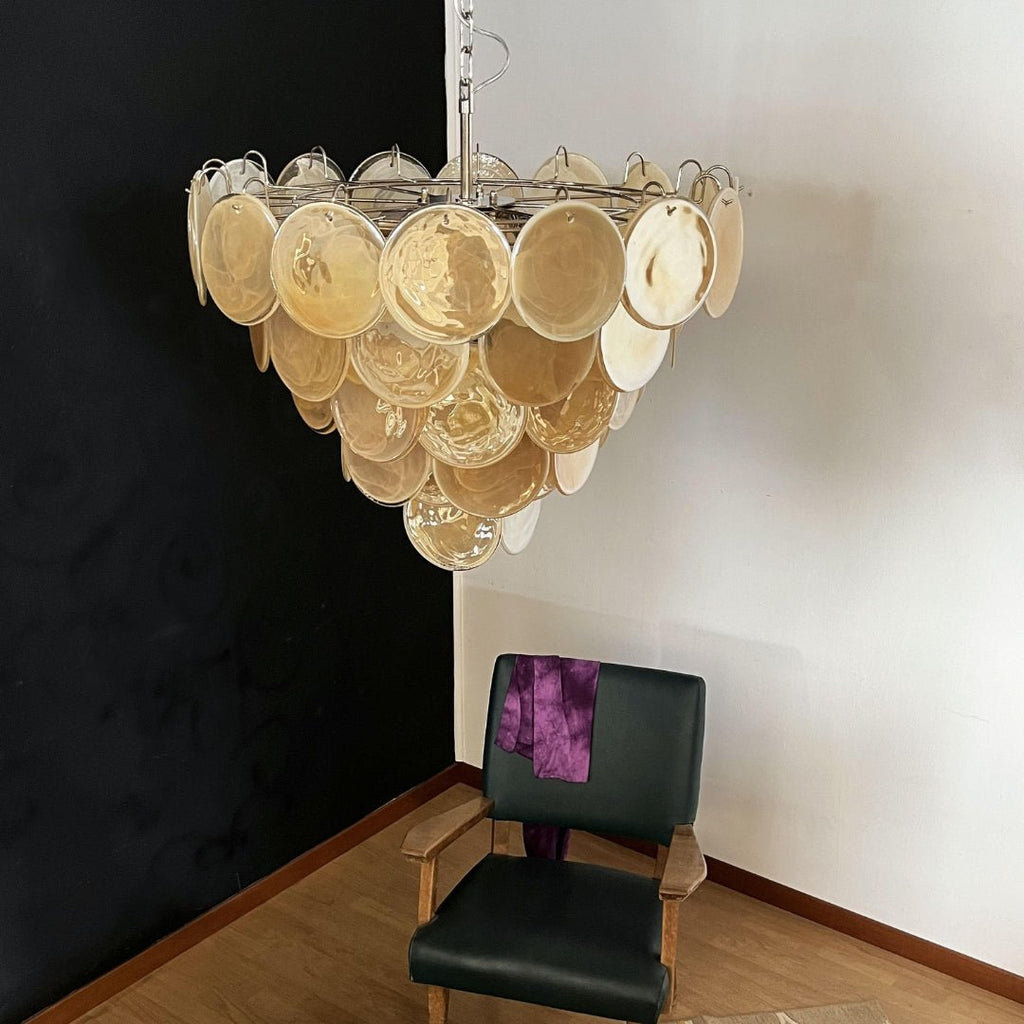 Verdenune Glass Chandelier-Moonnatur