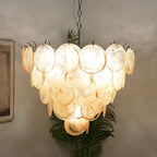 Verdenune Glass Chandelier-Moonnatur