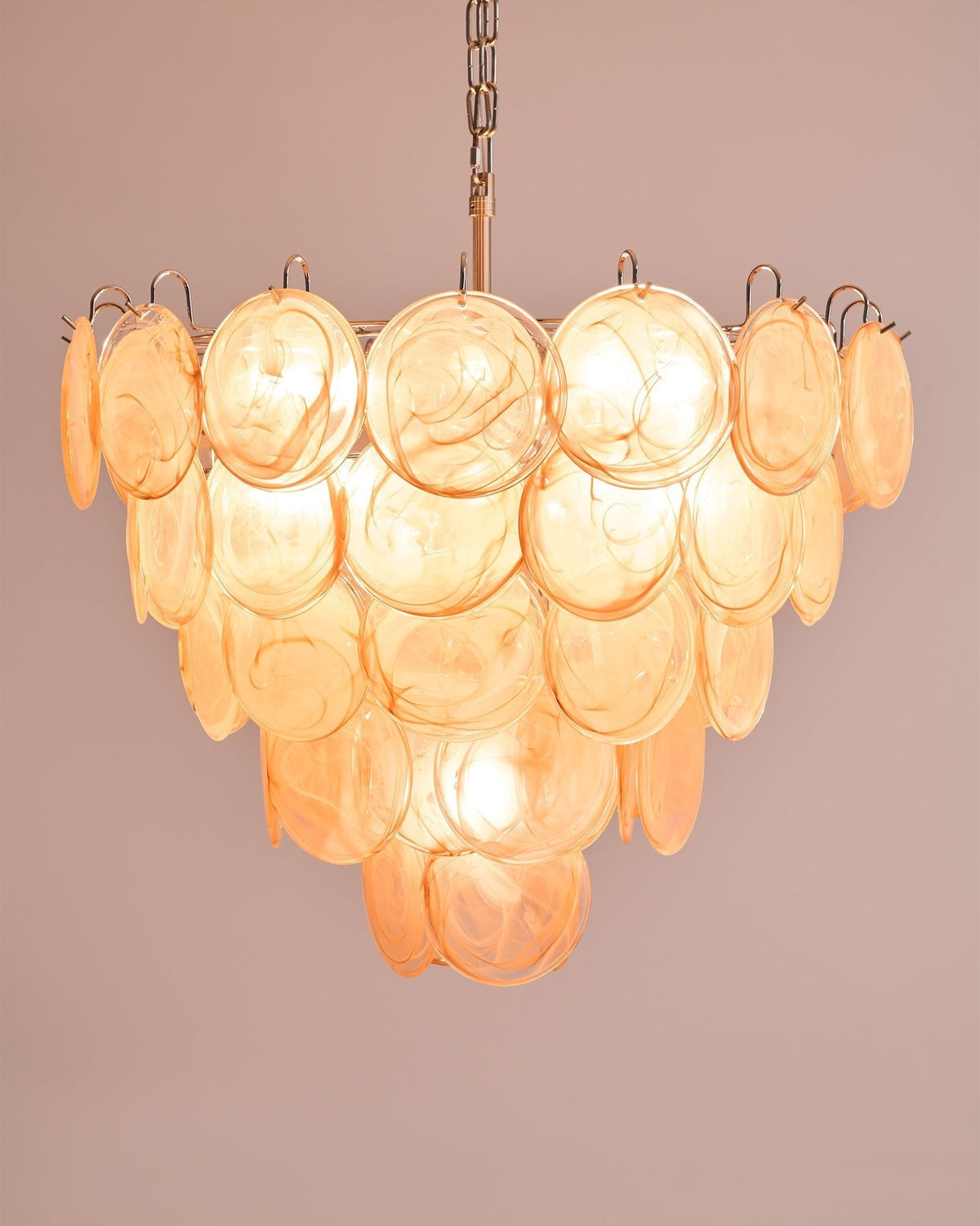 Verdenune Glass Chandelier-Moonnatur