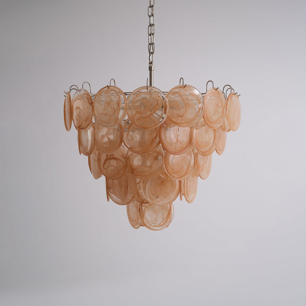 Verdenune Glass Chandelier-Moonnatur