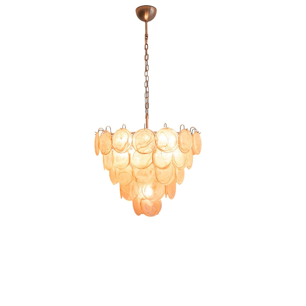 Verdenune Glass Chandelier-Moonnatur
