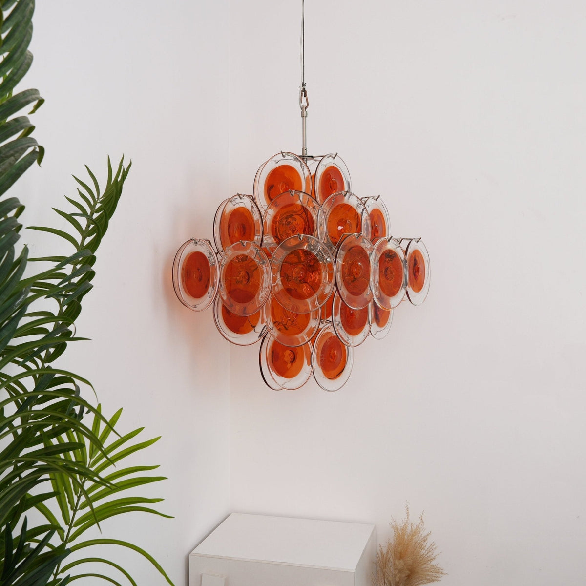 Carnelash Glass Chandelier-Moonnatur