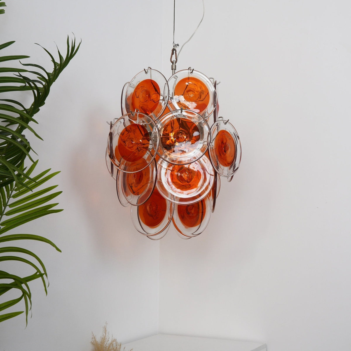 Carnelash Glass Chandelier-Moonnatur