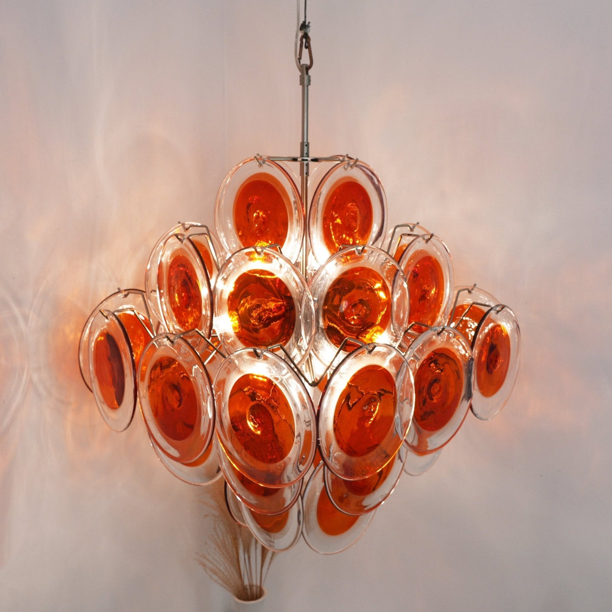 Carnelash Glass Chandelier-Moonnatur