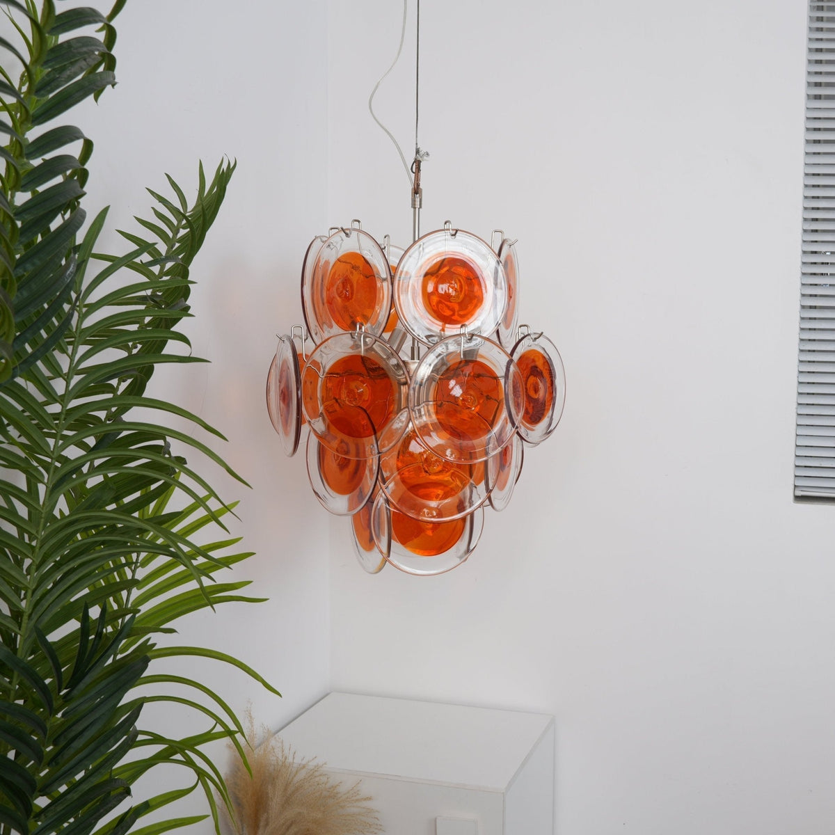 Carnelash Glass Chandelier-Moonnatur
