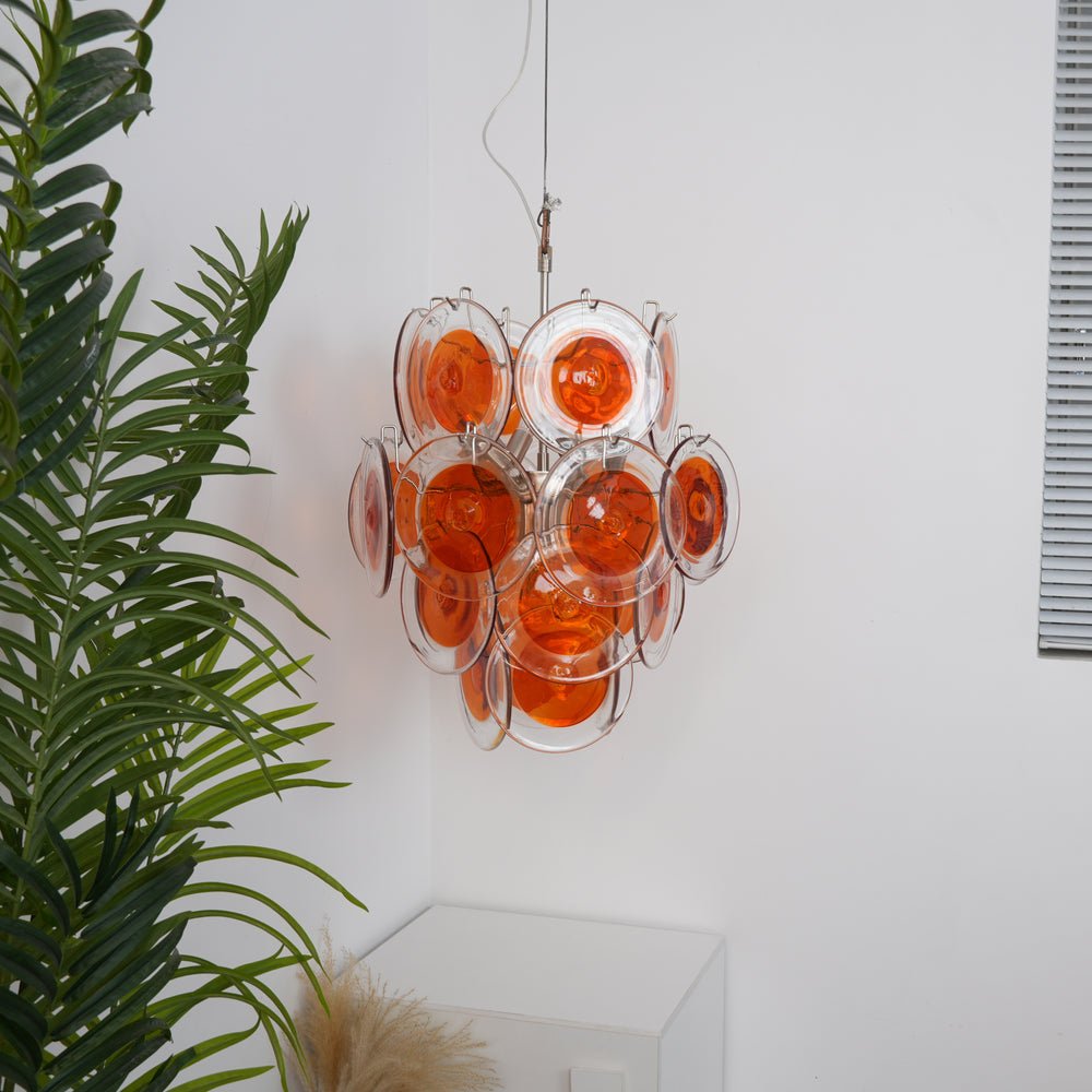 Carnelash Glass Chandelier-Moonnatur