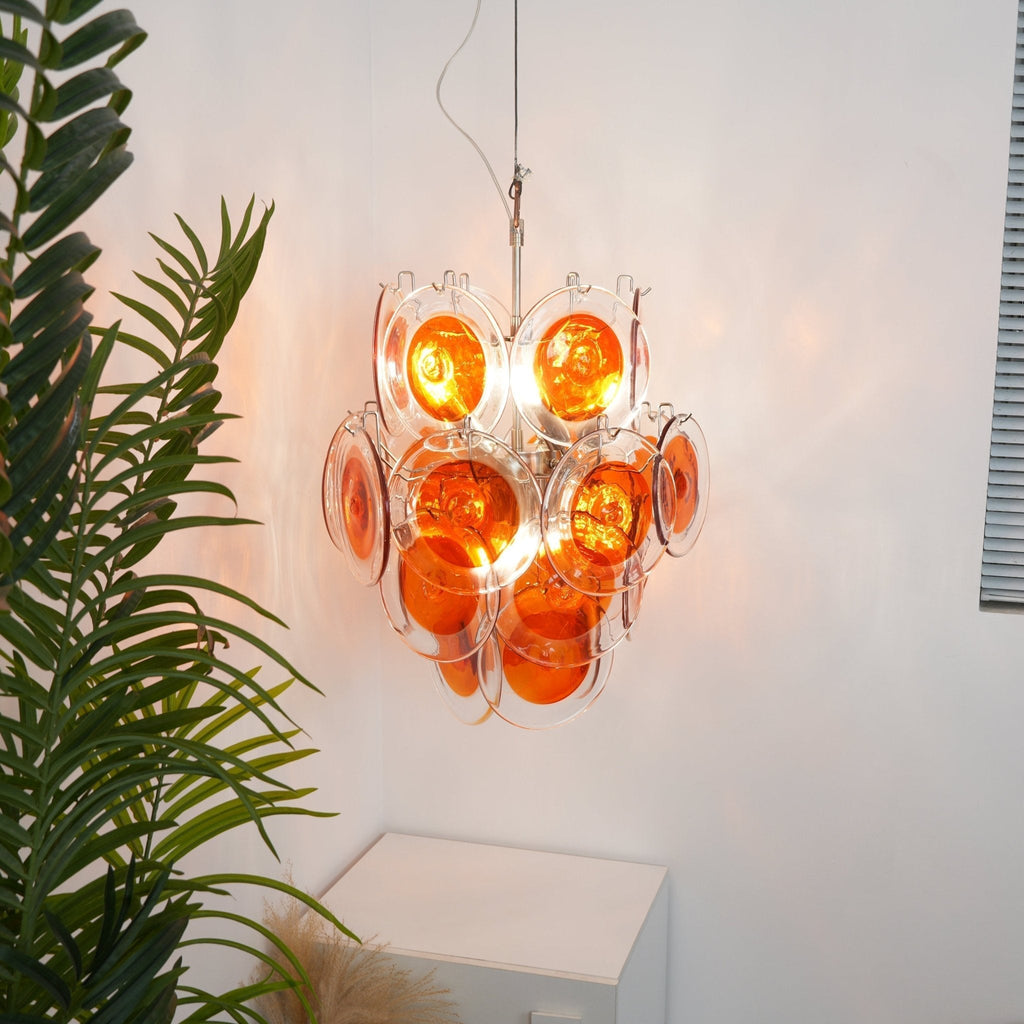 Carnelash Glass Chandelier-Moonnatur