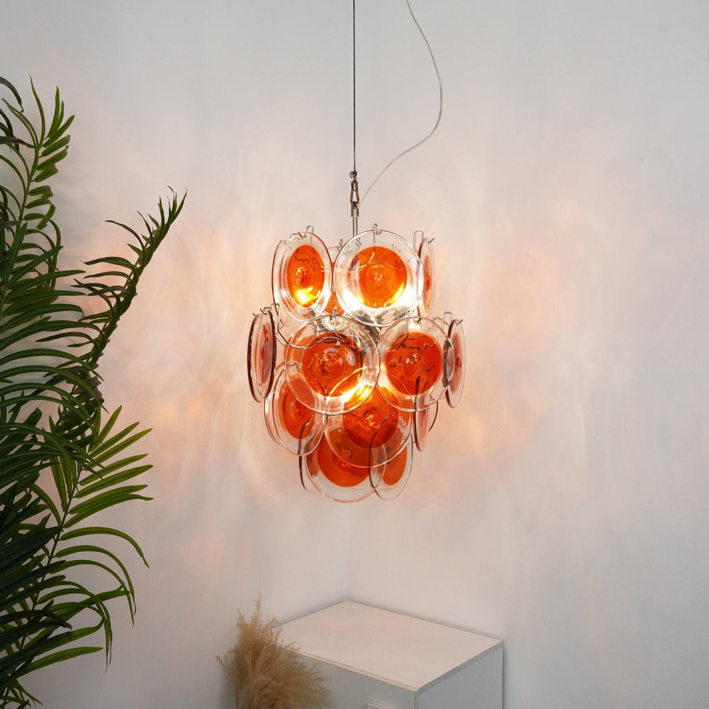 Carnelash Glass Chandelier-Moonnatur