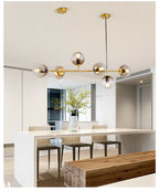 Giorenna Glass Chandelier-Moonnatur