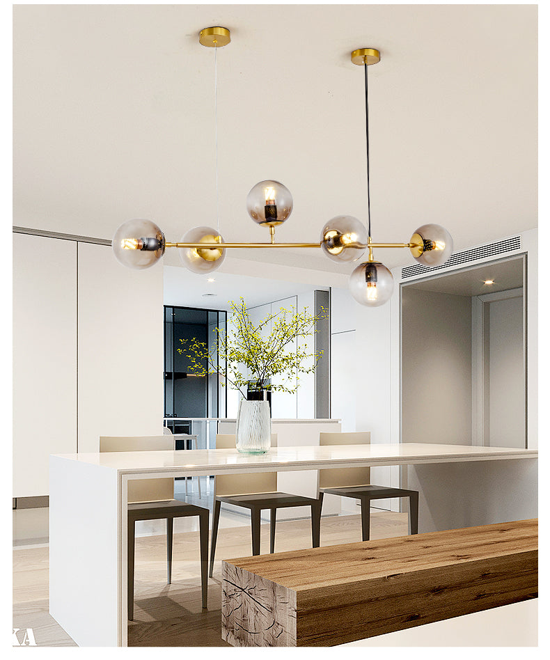 Giorenna Glass Chandelier-Moonnatur