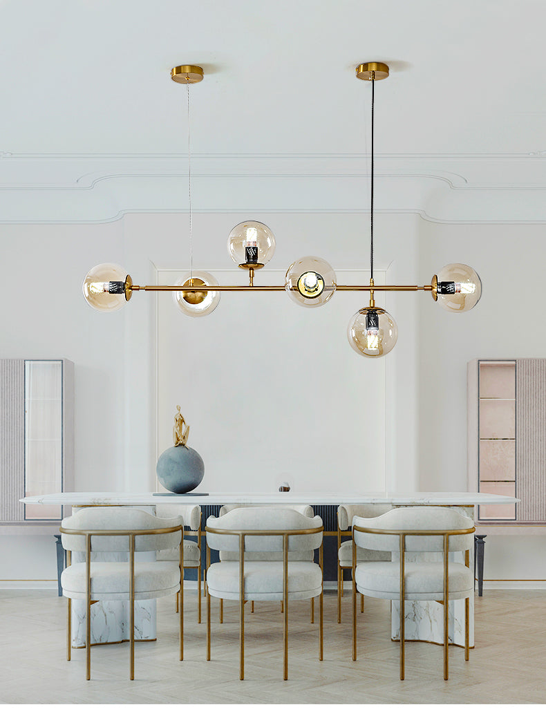 Giorenna Glass Chandelier-Moonnatur