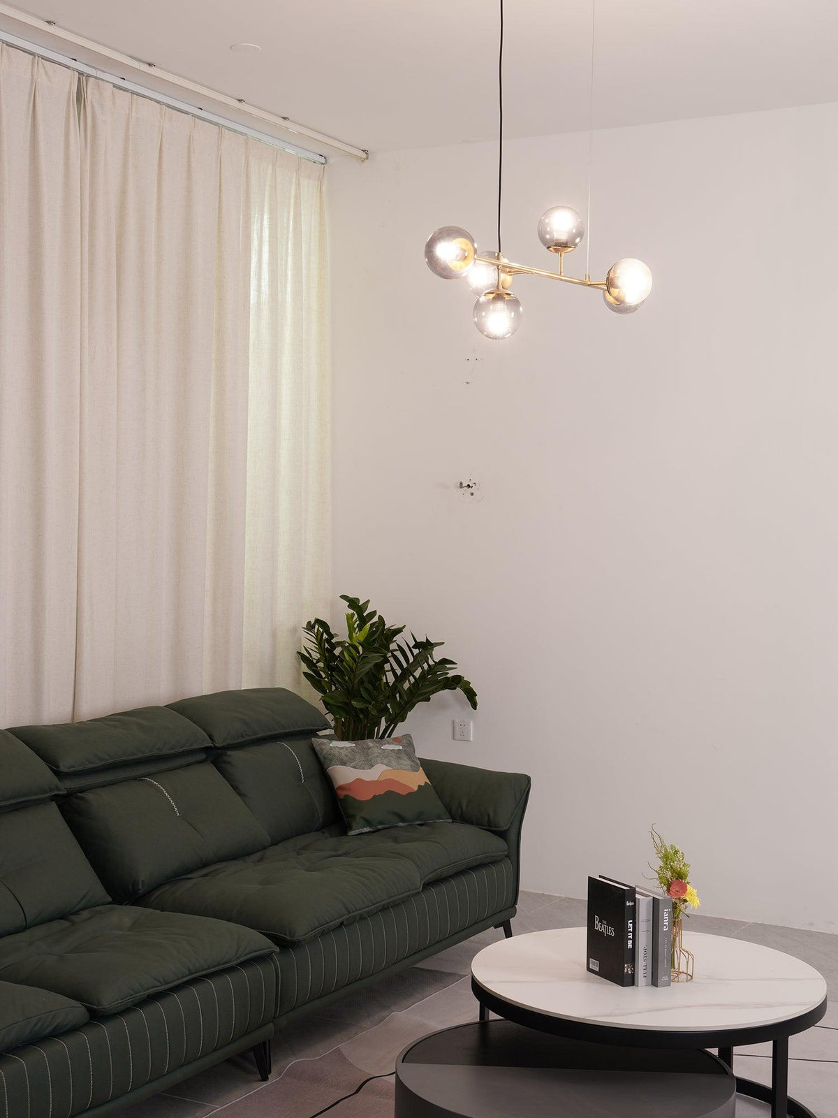 Giorenna Glass Chandelier-Moonnatur