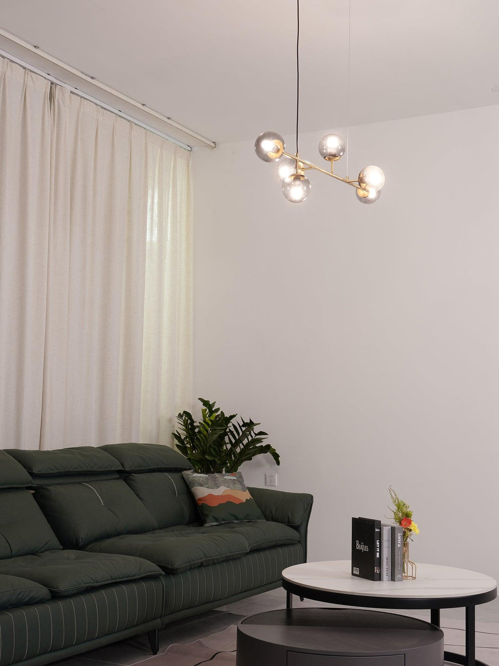 Giorenna Glass Chandelier-Moonnatur