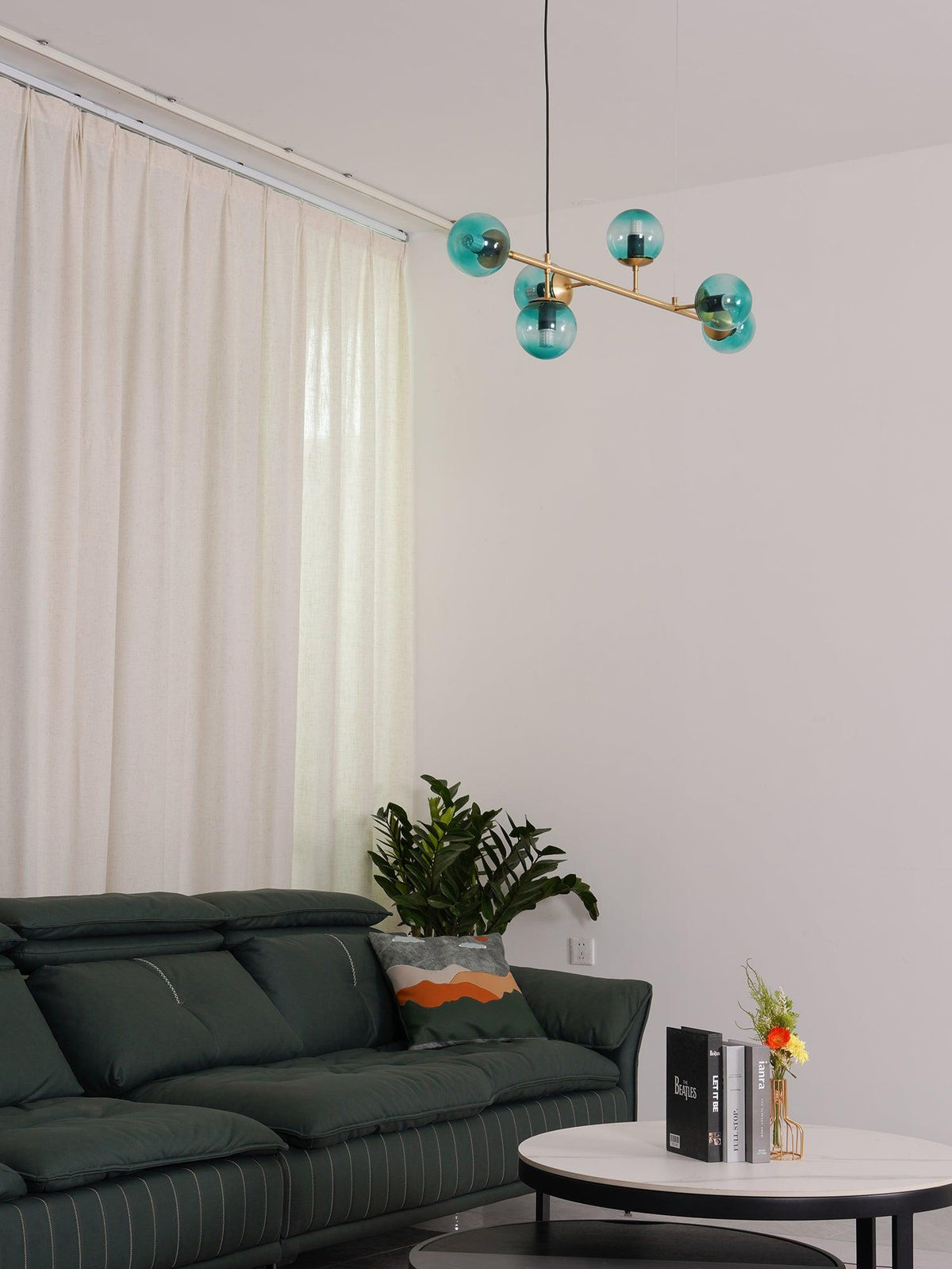 Giorenna Glass Chandelier-Moonnatur