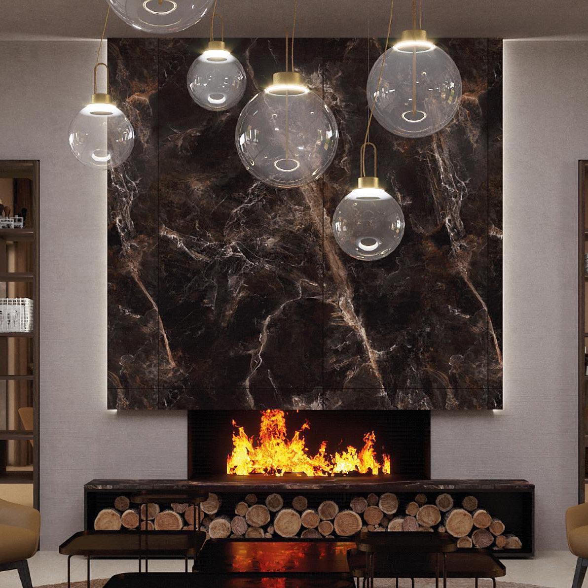 Edrenaria Glass Pendant Light-Moonnatur
