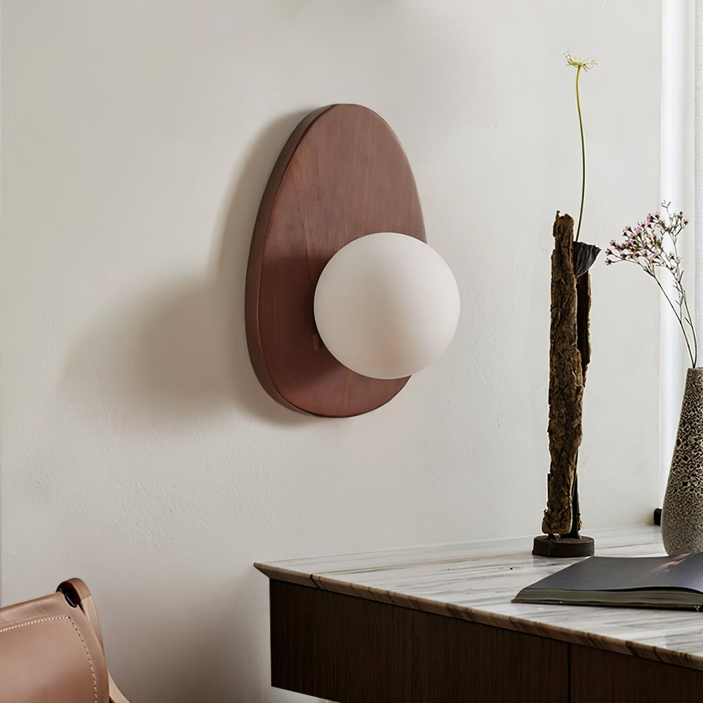 Fernelle Wood Wall Light-Moonnatur