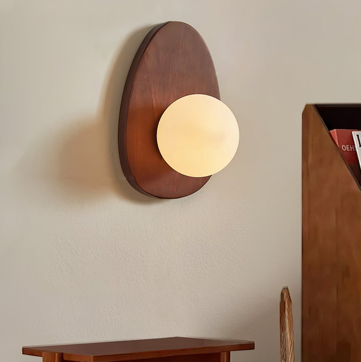 Fernelle Wood Wall Light-Moonnatur