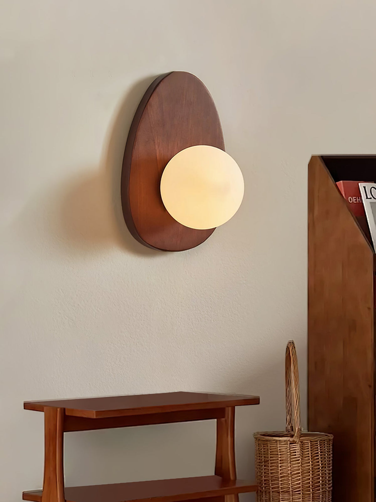 Fernelle Wood Wall Light-Moonnatur