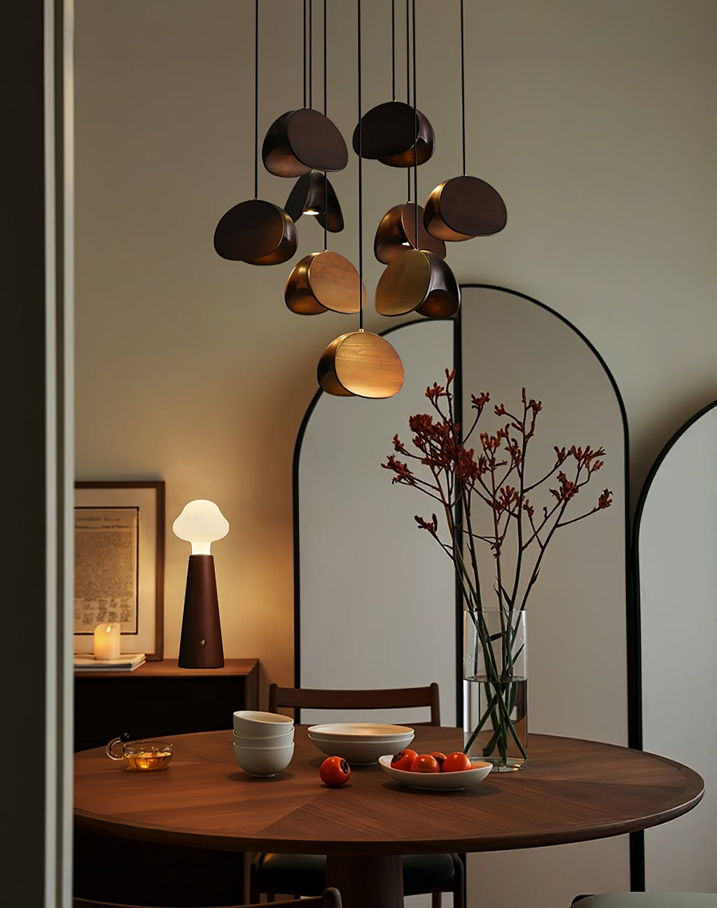 Fenrenorie Wood Pendant Light-Moonnatur
