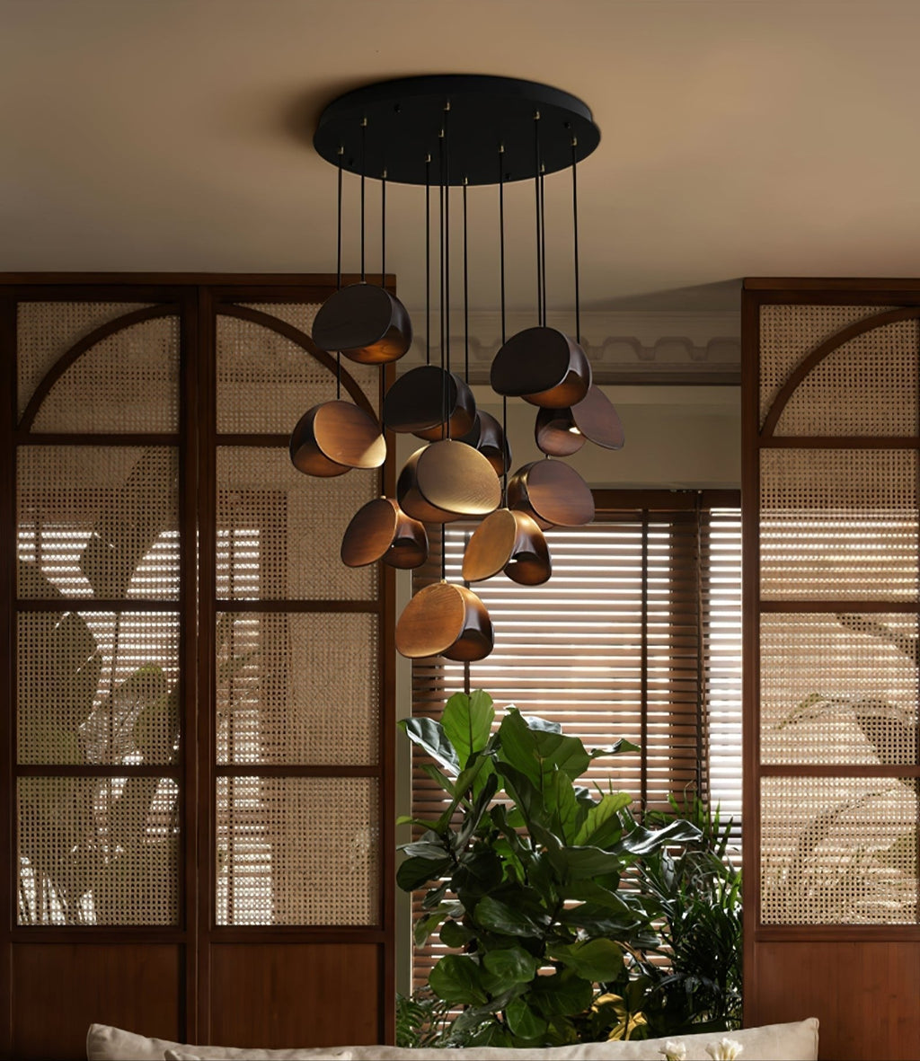 Fenrenorie Wood Pendant Light-Moonnatur