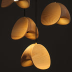Fenrenorie Wood Pendant Light-Moonnatur