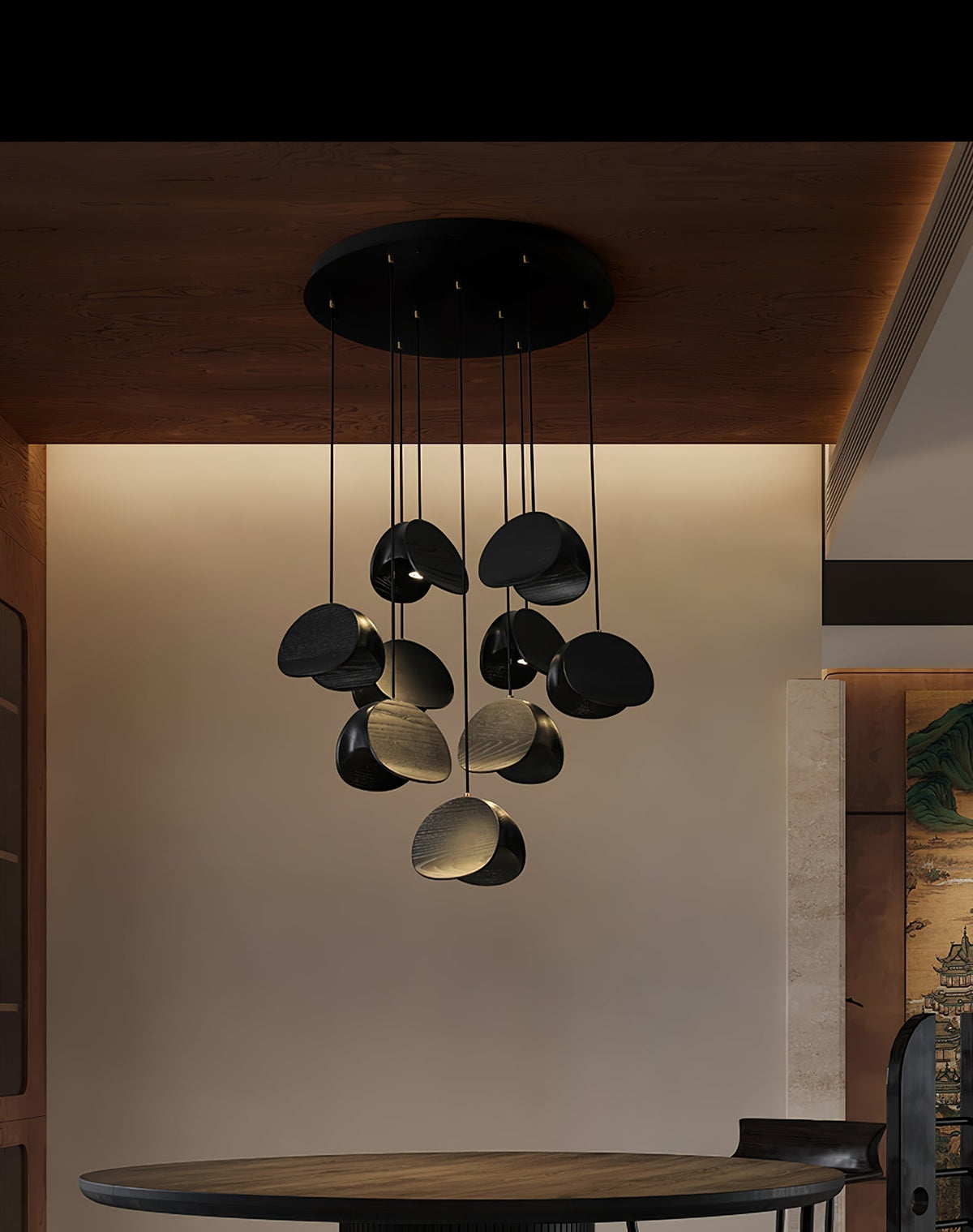 Fenrenorie Wood Pendant Light-Moonnatur